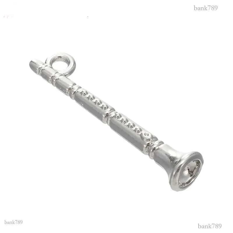 Charms RAINXTAR Fashion Alloy Clarinet Music Instrument 628mm 50pcs AAC826 230313_voghion.com