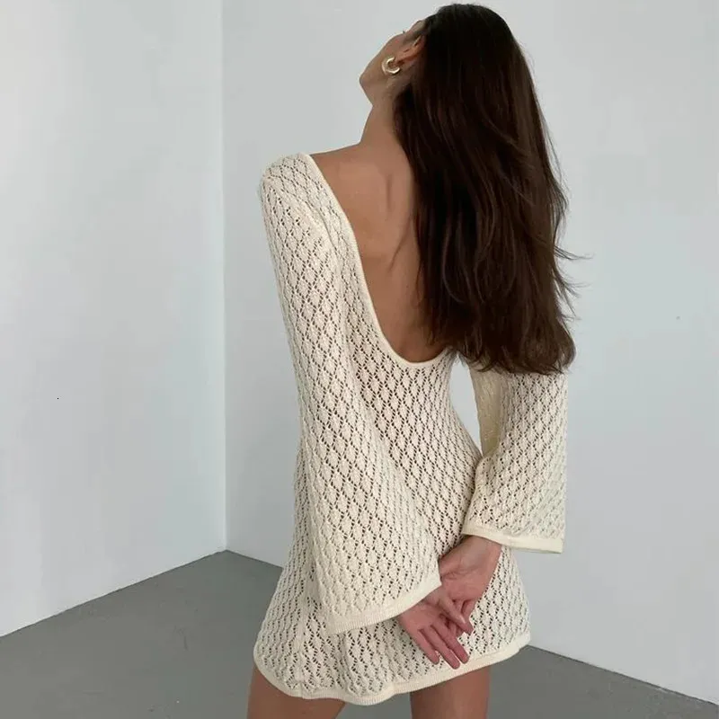 wine knit dress Wine Solid Jersey Knit Dress main image 1