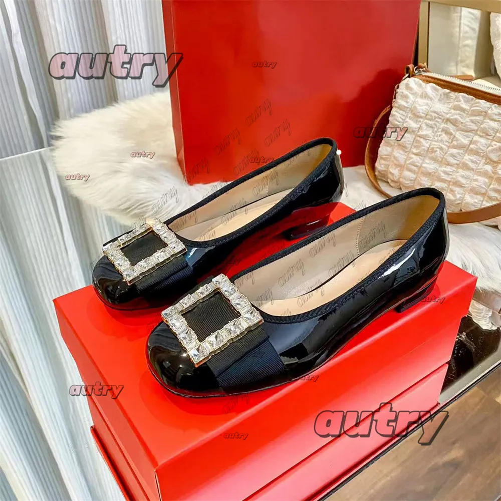 Classic Mary Jane Ballet Flat Shoes Shining Square... From Autry, $97. ...