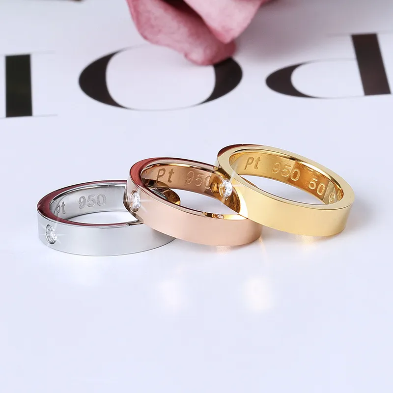 Designer Rings Men Women Classic Sign Ring Titanium... From Designer77 ...