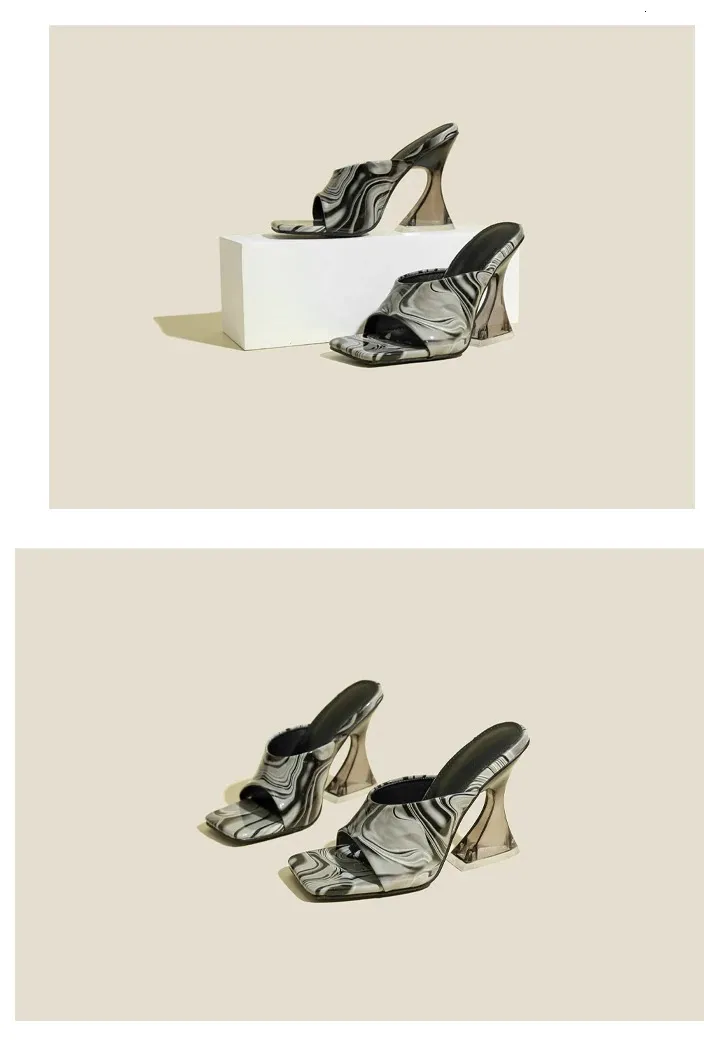 Sandali eleganti con tacco e cristalli per l'uso esterno_voghion.com