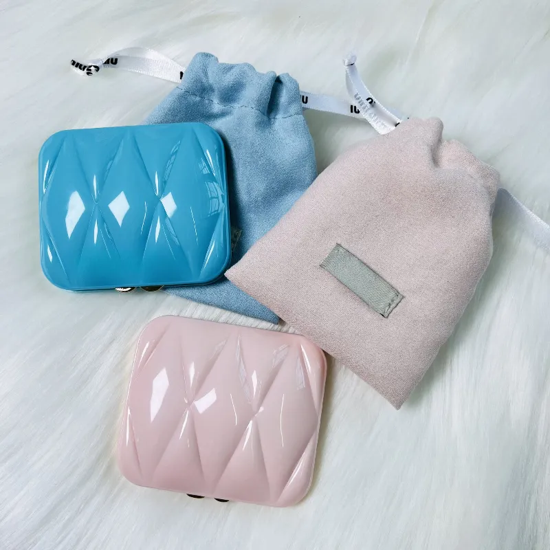 Luxury Square Compact Mirror   Double Sided Folding... 