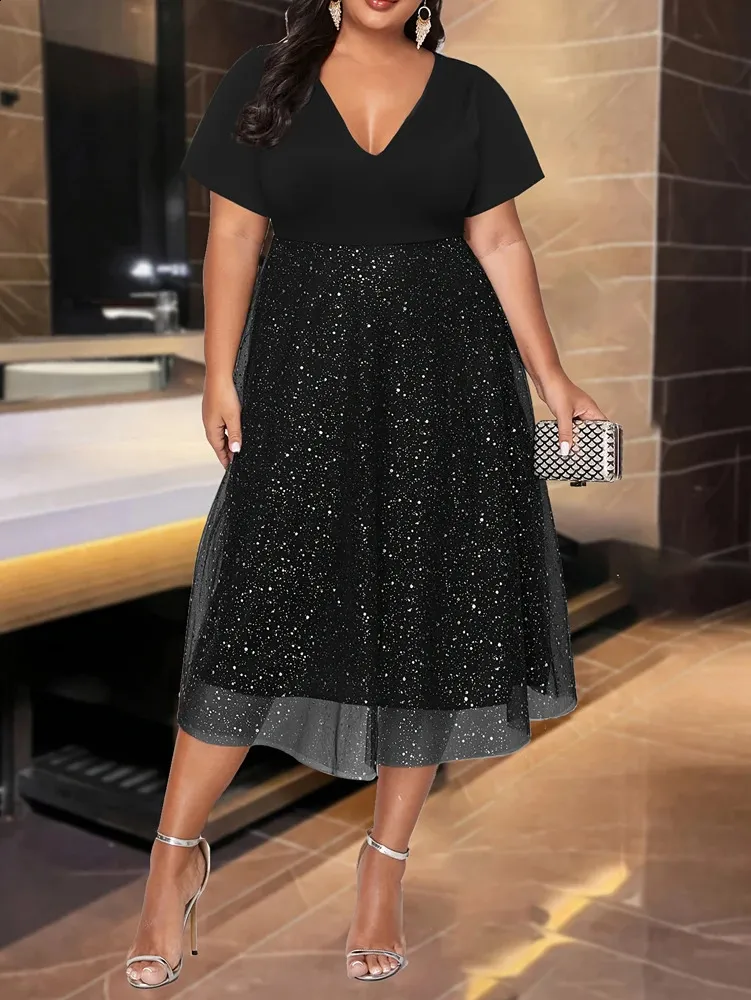 cocktail dresses curve Amazon.com: Pinup Fashion Plus Size Cocktail Dress Women Black Wedding Guest Summer Party Semi Formal Sexy Spaghetti Strap High Low Midi Dresses : Clothing, Shoes & Jewelry