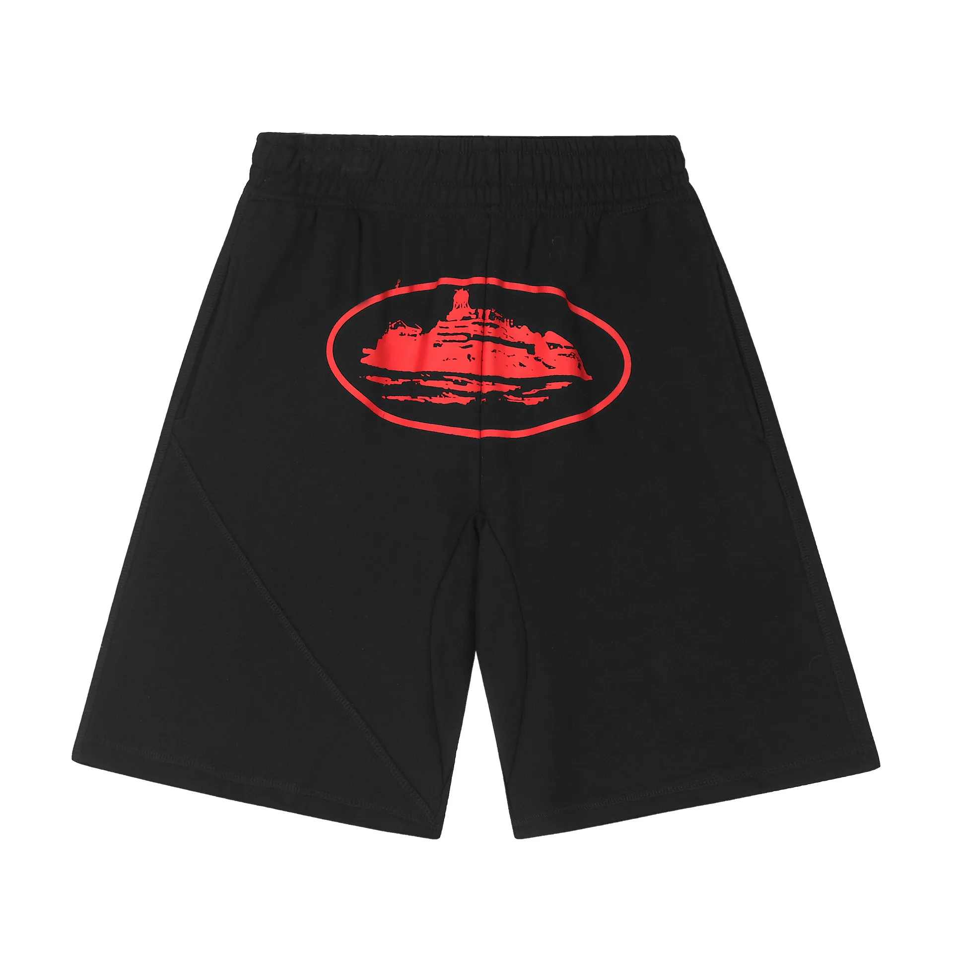 Corteiz Shorts Devils Island Print Loose Vintage... From Dhdress1 
