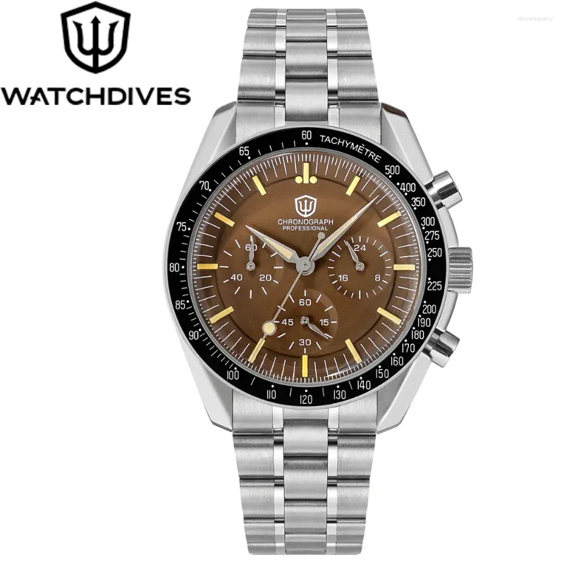 Watchdives WD1863 Mens Chronograph Watch - 39mm Quartz Watch, VK63
