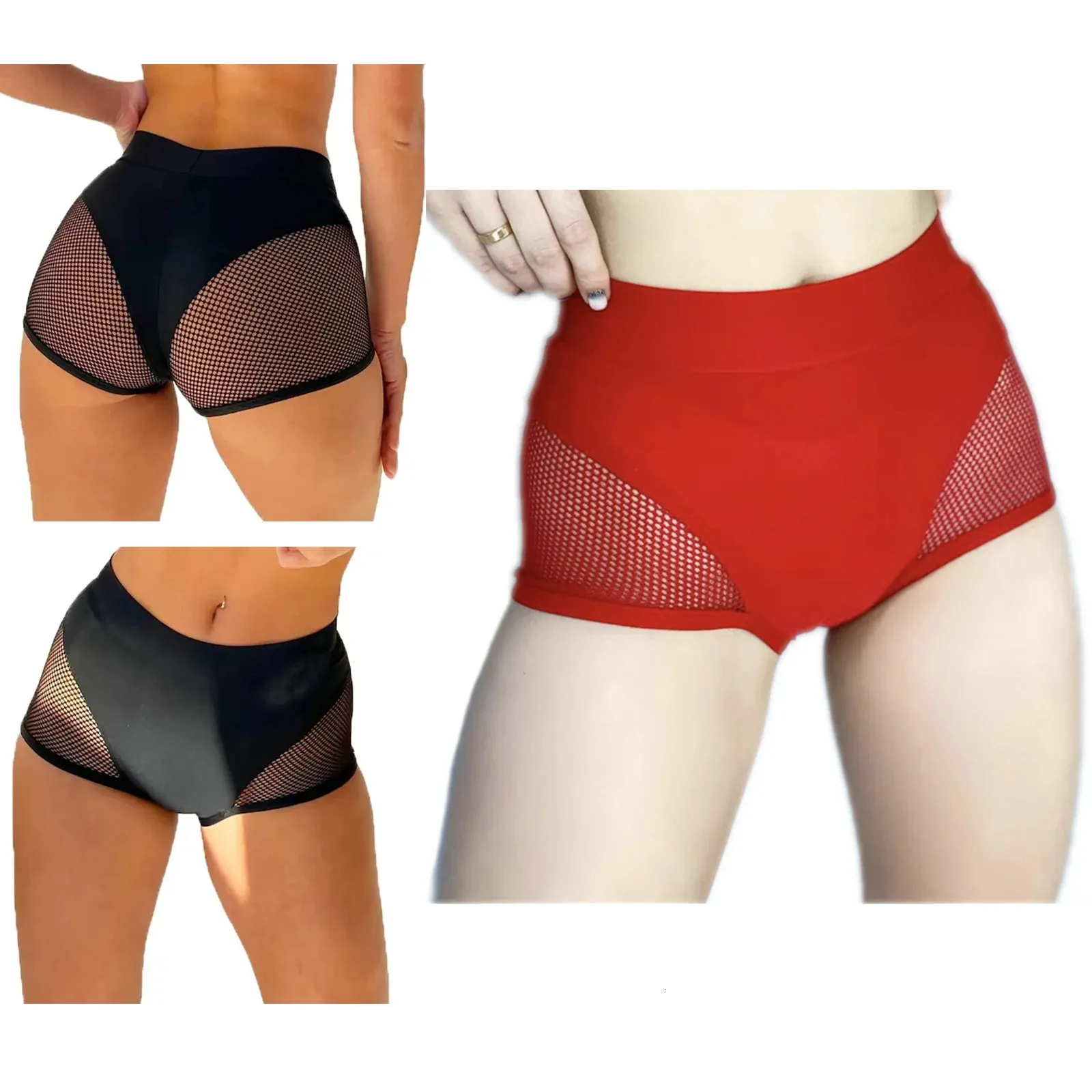 Womens Hollow Out Fishnet Booty Shorts Sexy Lingerie... From 8,05 €