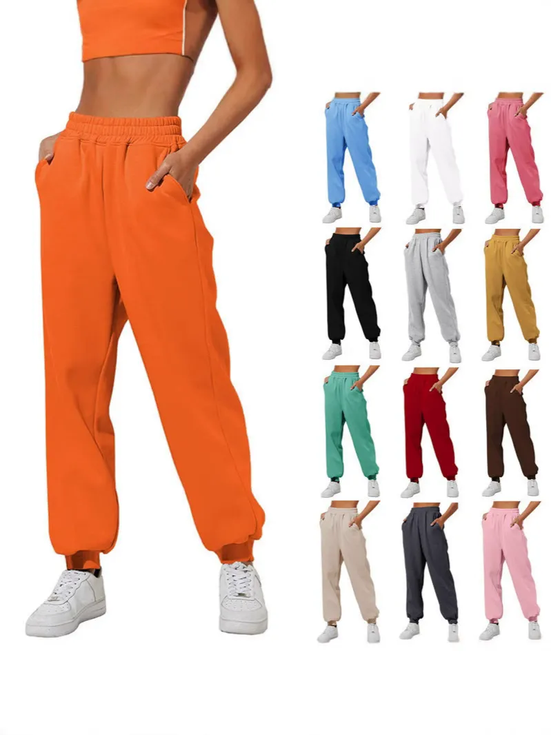 Économisez gros sur les achats en gros de Womens Joggers Wide Leg  SweatPants Women Trousers Plus Size High Waist Pants Streetwear Casual Pant  Femme