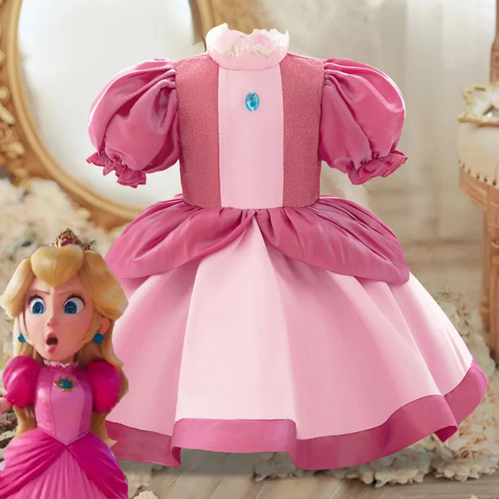 Save Big on Bulk Princess Peach Costume For Women Princess Dress Halloween  Peach Princess Costume For Girls Children's Party Costume Birthday