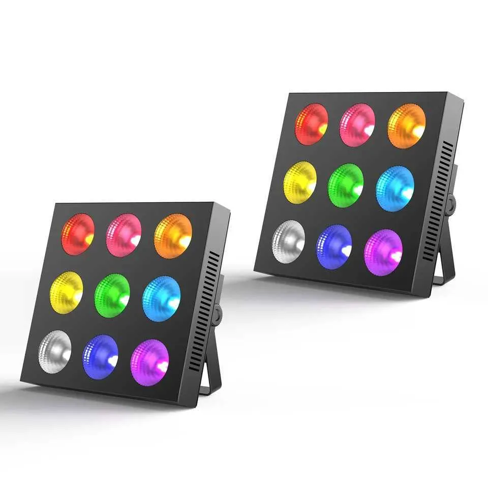 9-Eye COB Matrix Light 9X12W RGBW LED Par Lights DMX Stage Lights for ...