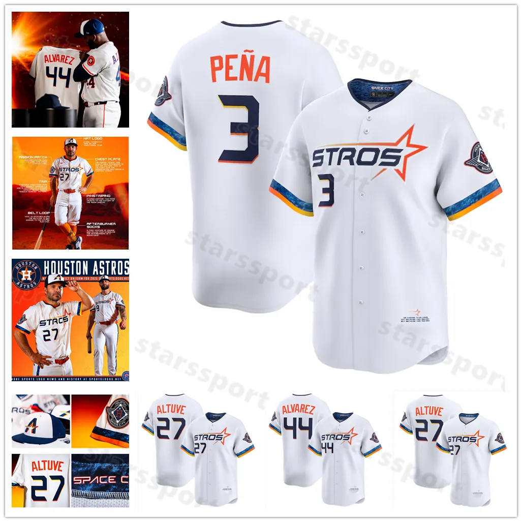 Astros Trey Mancini Jersey Alex Bregman 2025 City Connect Astros