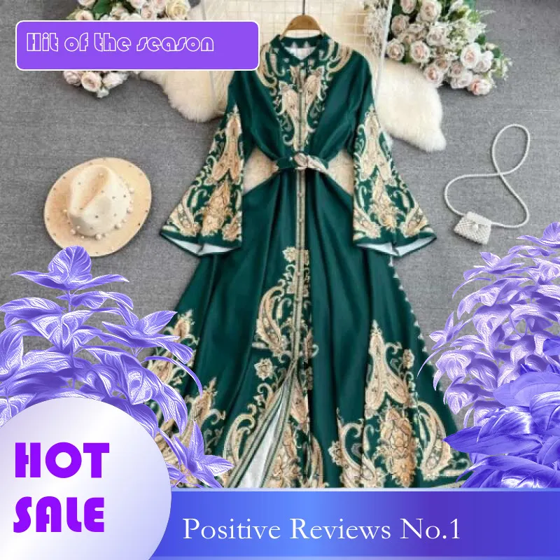Dongdumaoyi Vintage Court Style Printed Dress For... From Dongdumaoyi,  $20.71 In Bulk | DHgate.Com