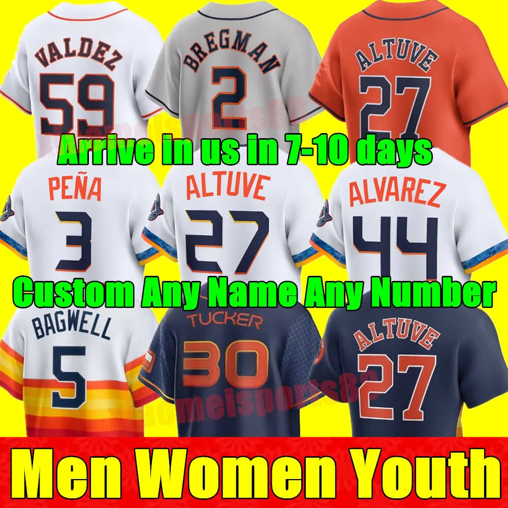 2024 Jerseys De Béisbol Personalizados: Altuve, Springer, Brantley