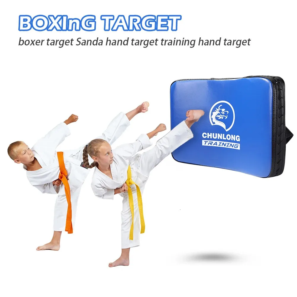 Cible De Pied Incurvée Pour Kickboxing – Taekwondo, Cuir Spatial + Mousse EVA, Ergonomique, Absorption Des Chocs