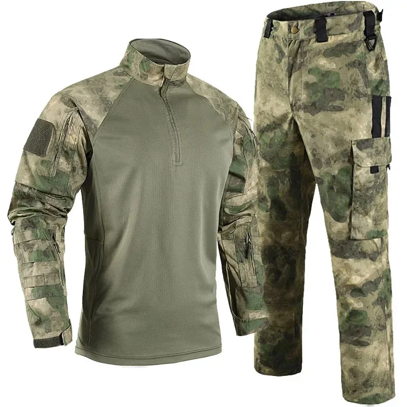 2026 Ruins Camouflage Tactical Set – Breathable Quick‑Dry T‑Shirt & Wear‑Resistant Cargo Pants, 70% OFF