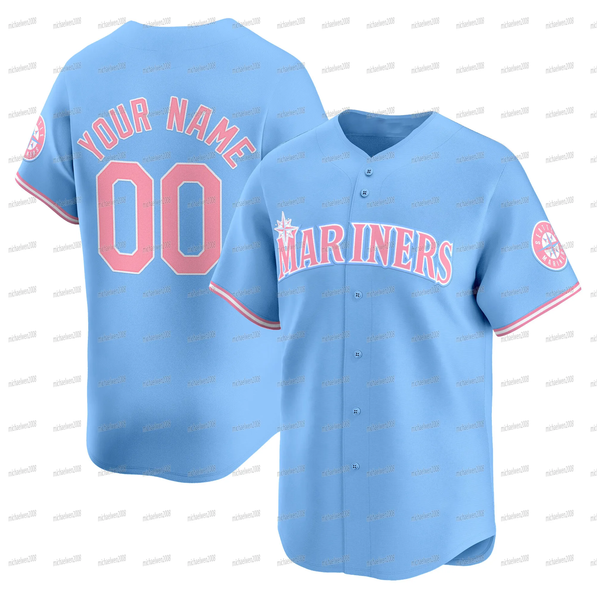 SeattlesMariners 2025 Deep Sea Gothic Edition Jersey From