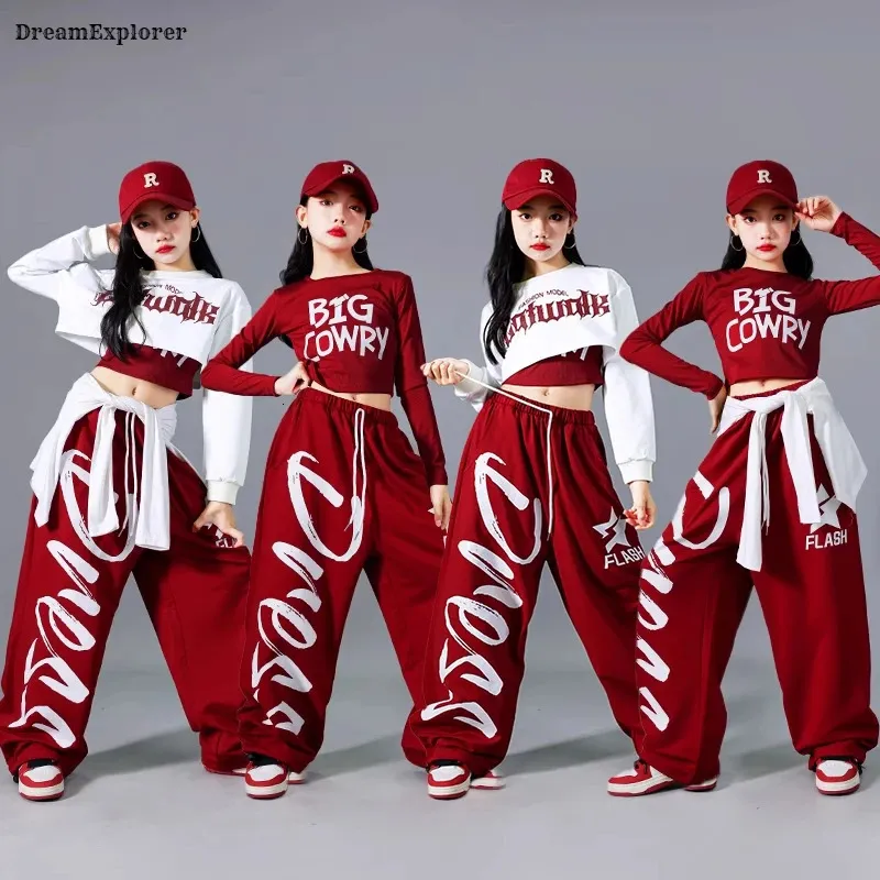Set De Moda De Ropa KPOP: Pantalones De Jogger De Top De Tope