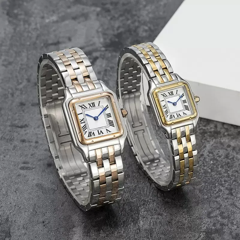 Unisex Watch with 40mm Rectangle Dial, Sapphire Glass, Stainless