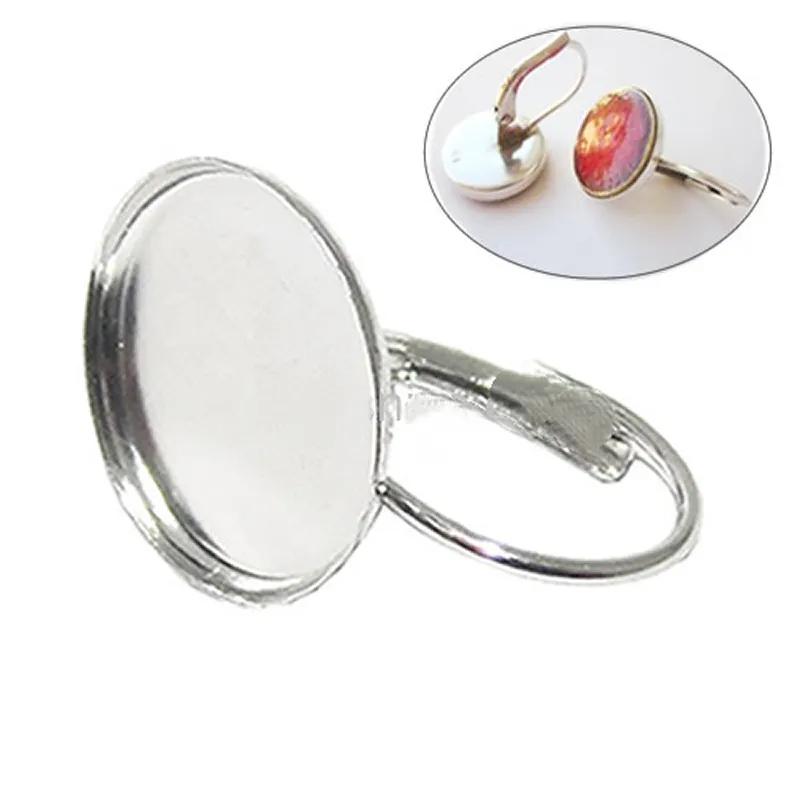 Sterling Silver Bezel Pendant Blanks Beadsnice Earring Settings