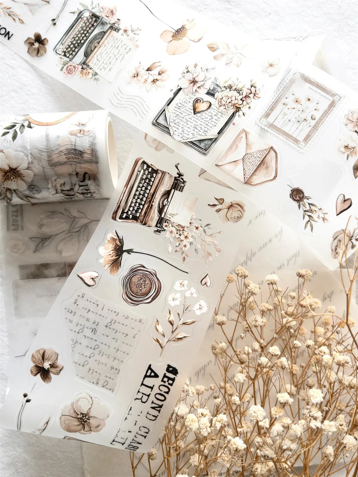 Creawithgaby Studio Vintage Love Letters Washi Tape PET Material ...