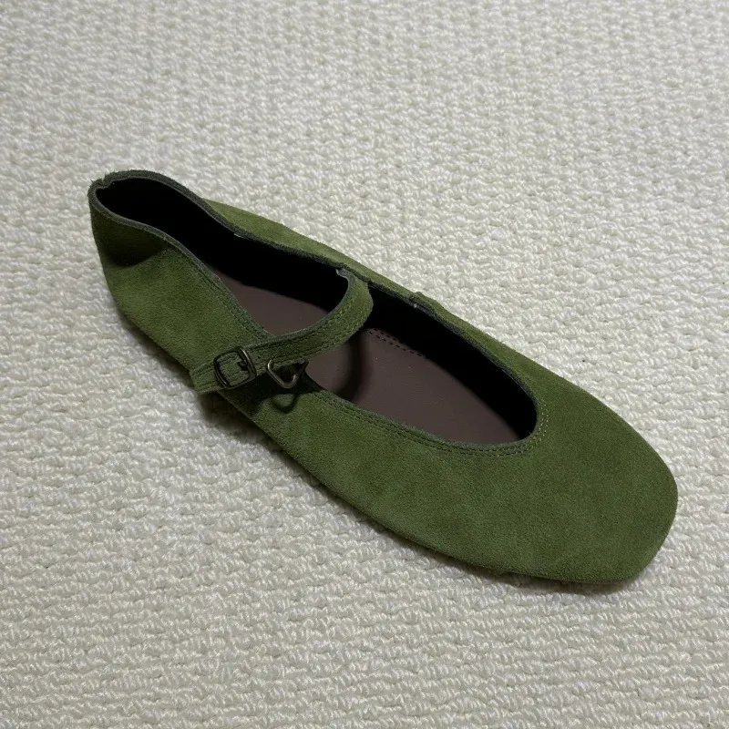 Elegante Leder Ballerinas Für Damen Bequeme Freizeit Slipper_voghion.com