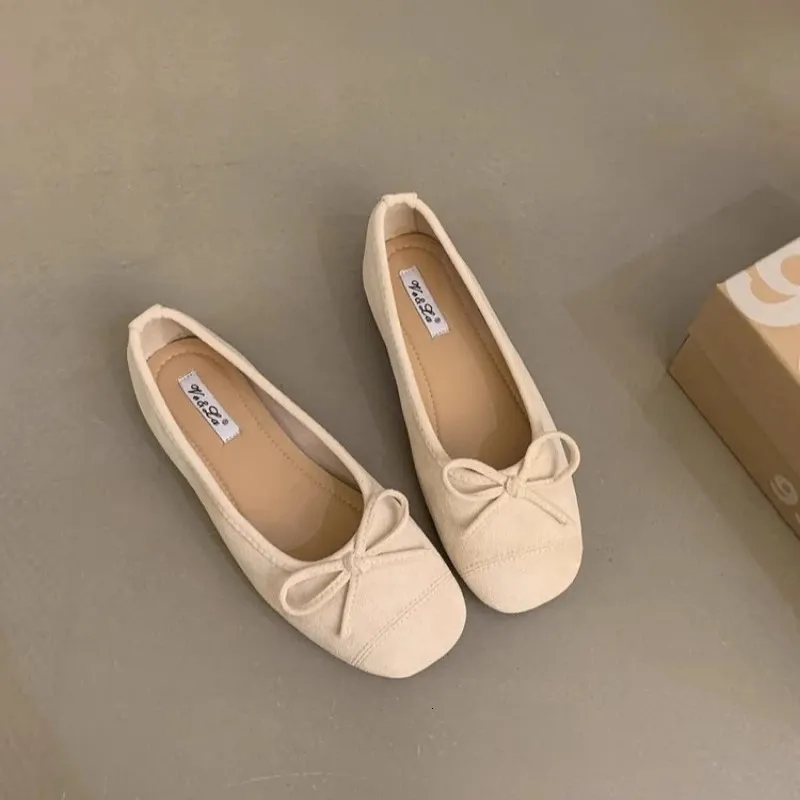 Herbstliche Damen-Ballerinas in Bonbonfarben, flaches Design, runde Zehenpartie, lässiger Slipper, Modell 250321_voghion.com