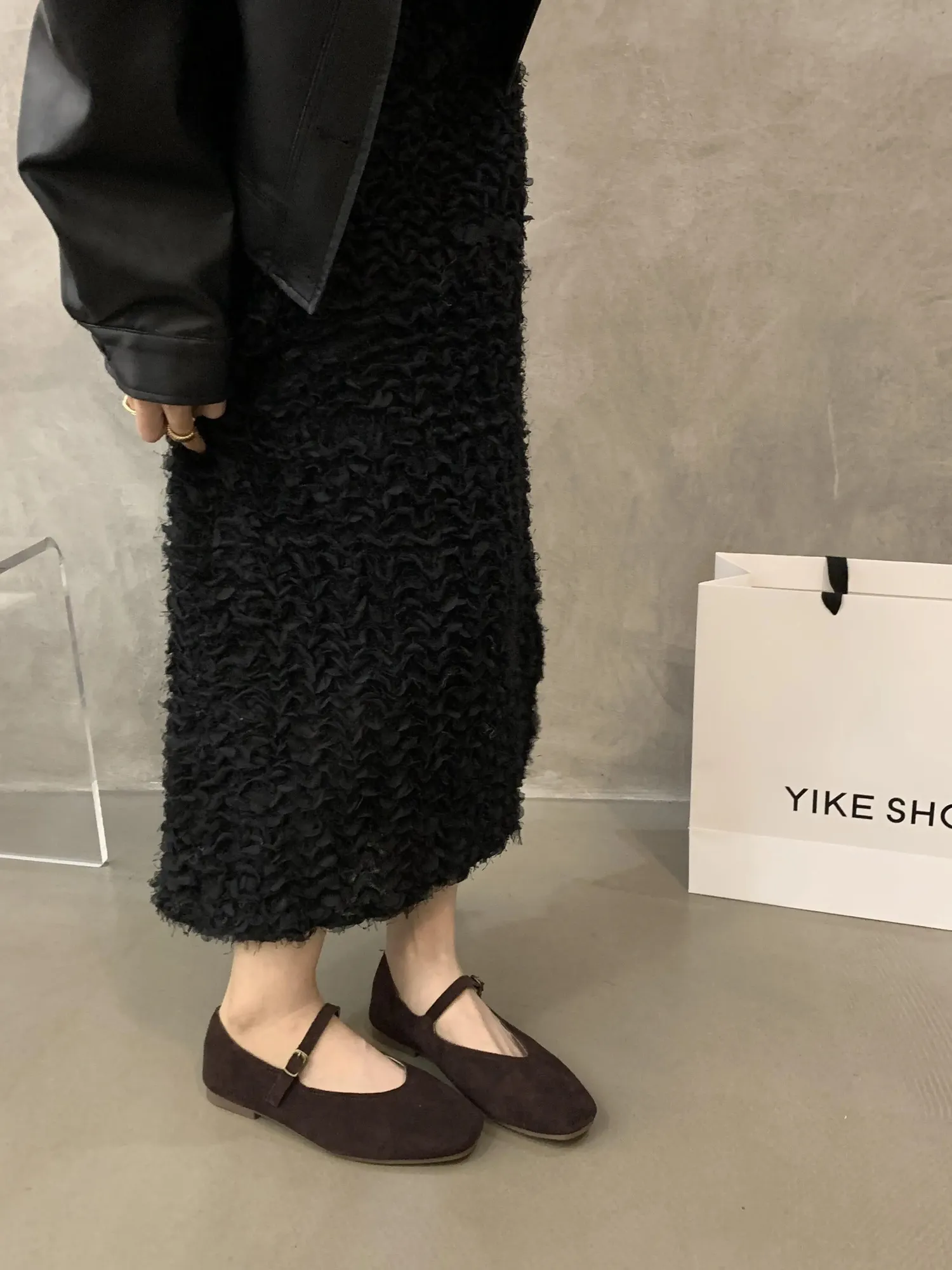 Elegante Leder Ballerinas Für Damen Bequeme Freizeit Slipper_voghion.com