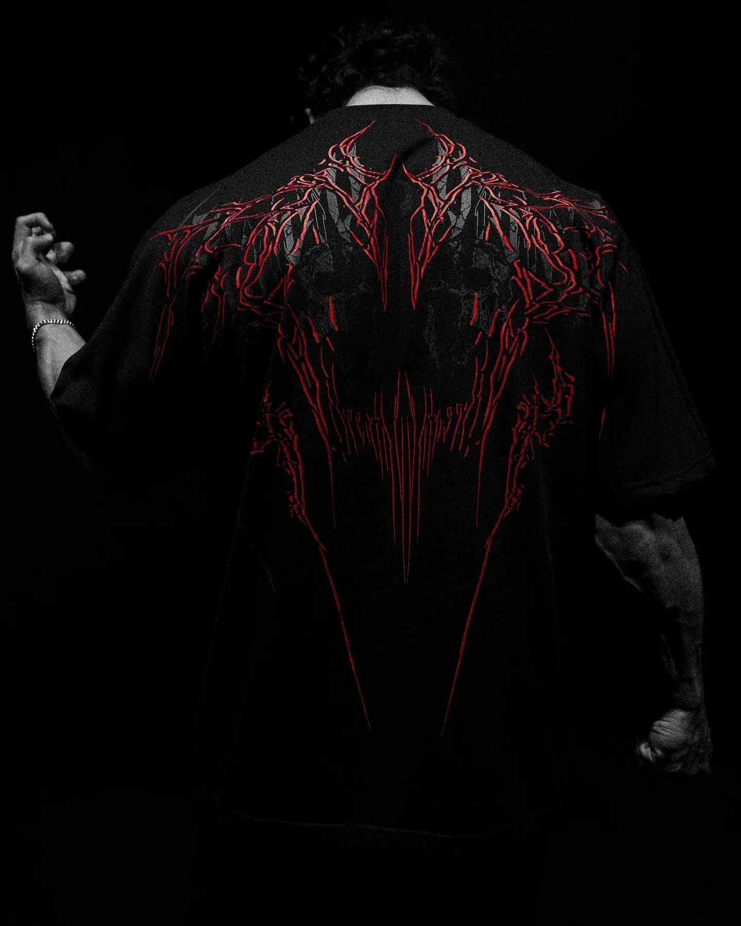 Breathedivinity Y2K Gothic TShirt Print Oversized... From Mu02 