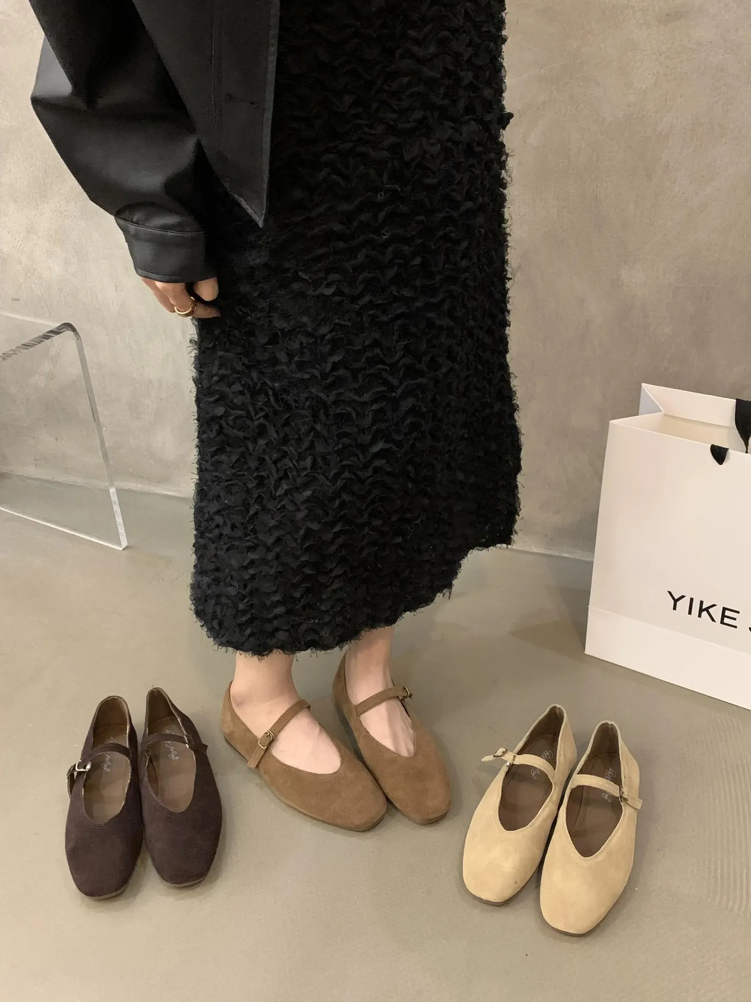 Elegante Leder Ballerinas Für Damen Bequeme Freizeit Slipper_voghion.com