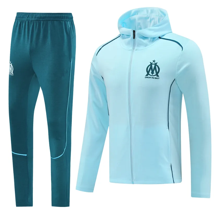 MarseillesA Long Zipper Us Soccer Training Jacket Set 25/26