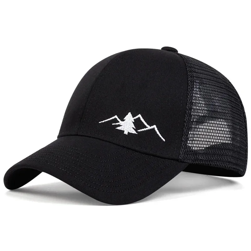 1 pezzo Cappellino da baseball in mesh ricamo con bandiera americana