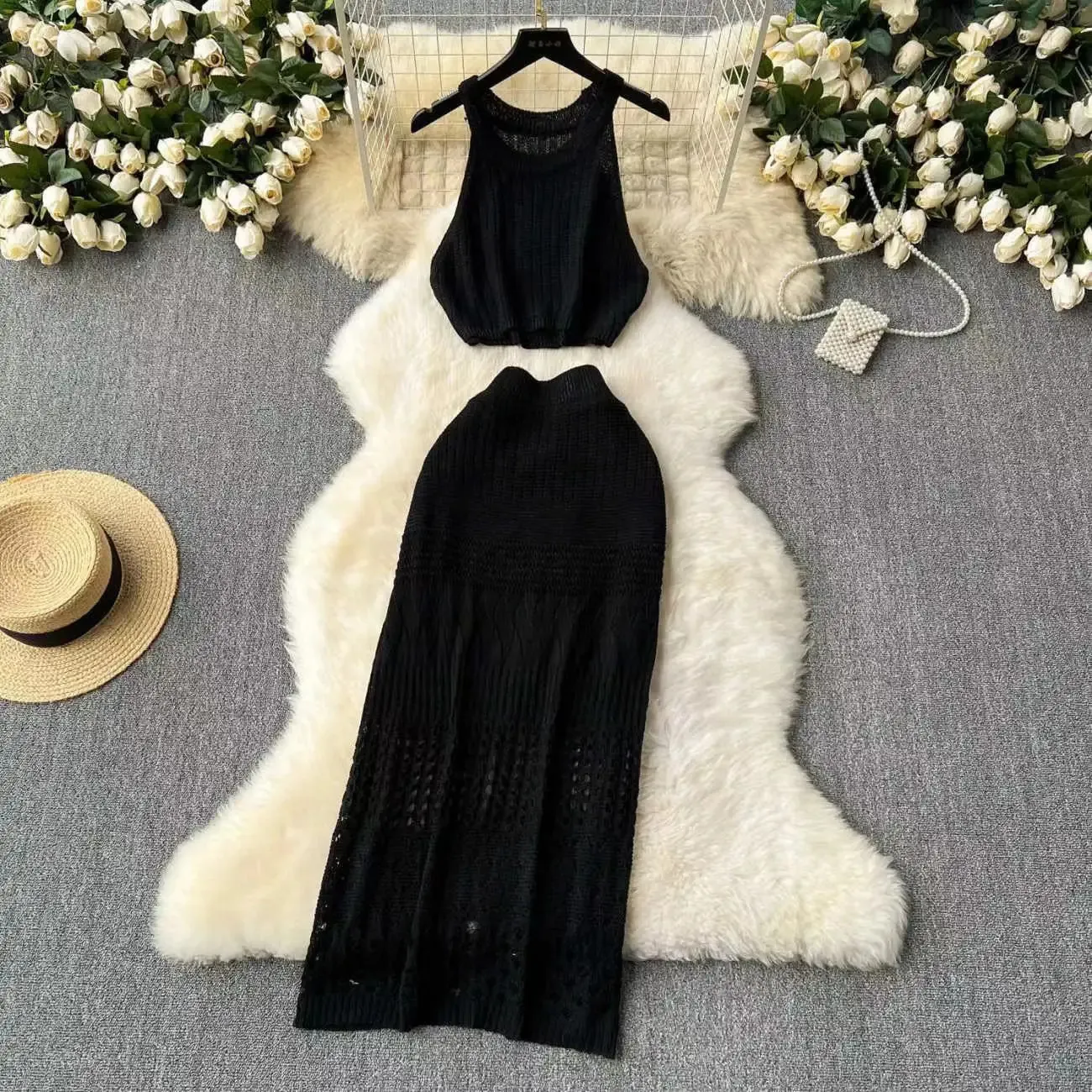 tank top dress beach cover up Suns Out, Buns Out Lightweight Knit Tank Dress Coverup – Girl Code Couture main image 0
