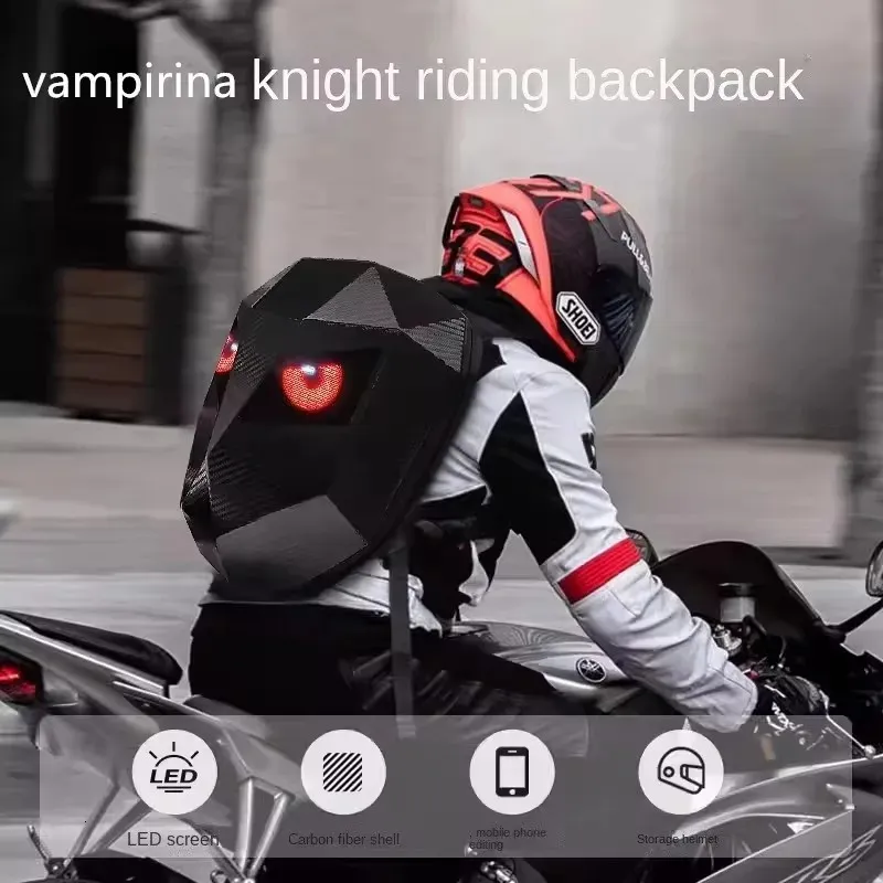 LED Knight Motorcycle Helmet Backpack Waterproof... From Camebag, $78. ...