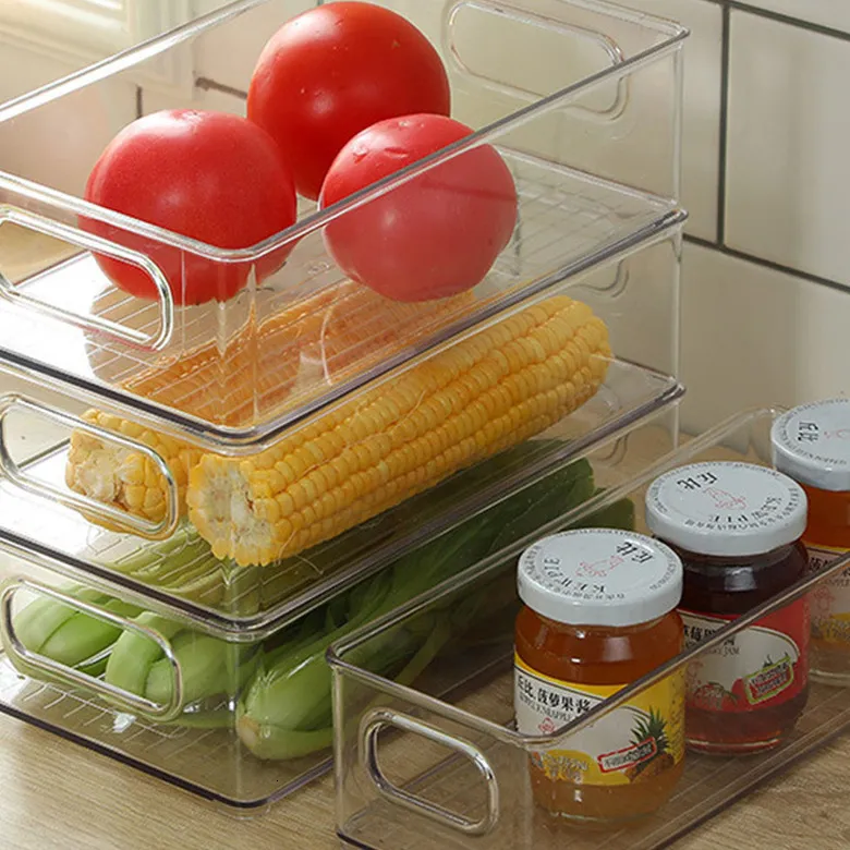 Rectangular Food Storage Container Portable Crisper Drawer For Fruit ...