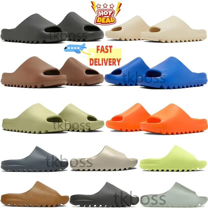 2025 Designer Slippers Men Woman Slider Vermillion Mineral Blue