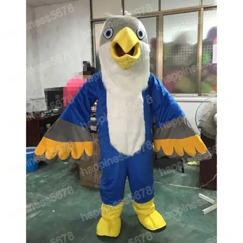 Blue Eagle Eagle Mascot Suit For Adults Cartoon Character Outfit For ...