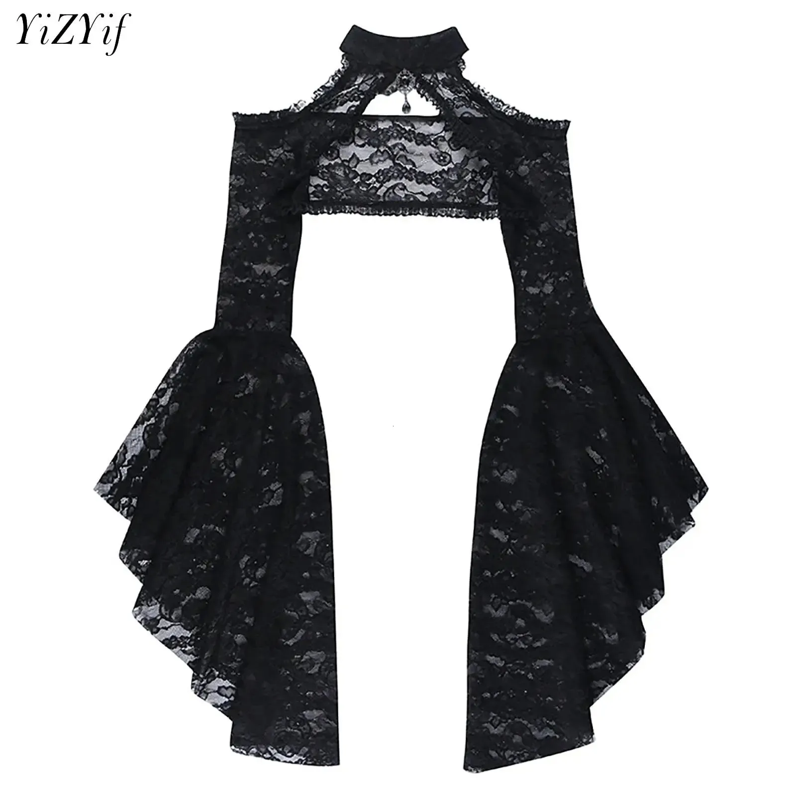 princess polly baby blue dress Gothic Elegance Lace Bolero Black / Bolero Only / L main image 0
