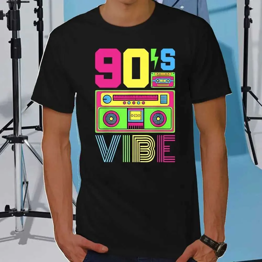 Camisa Para Hombres De Los 90 TEE Gráfico De Retroceso, Icónicas