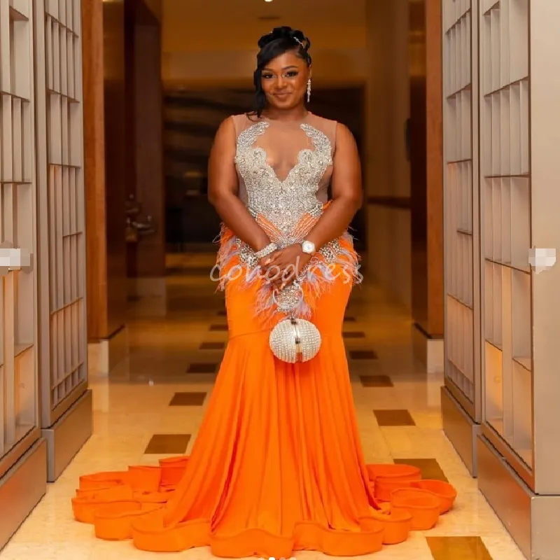 Glamorous Orange Mermaid Prom Dress For Black Girls ... From Cohodress,  $167.31 | DHgate.Com