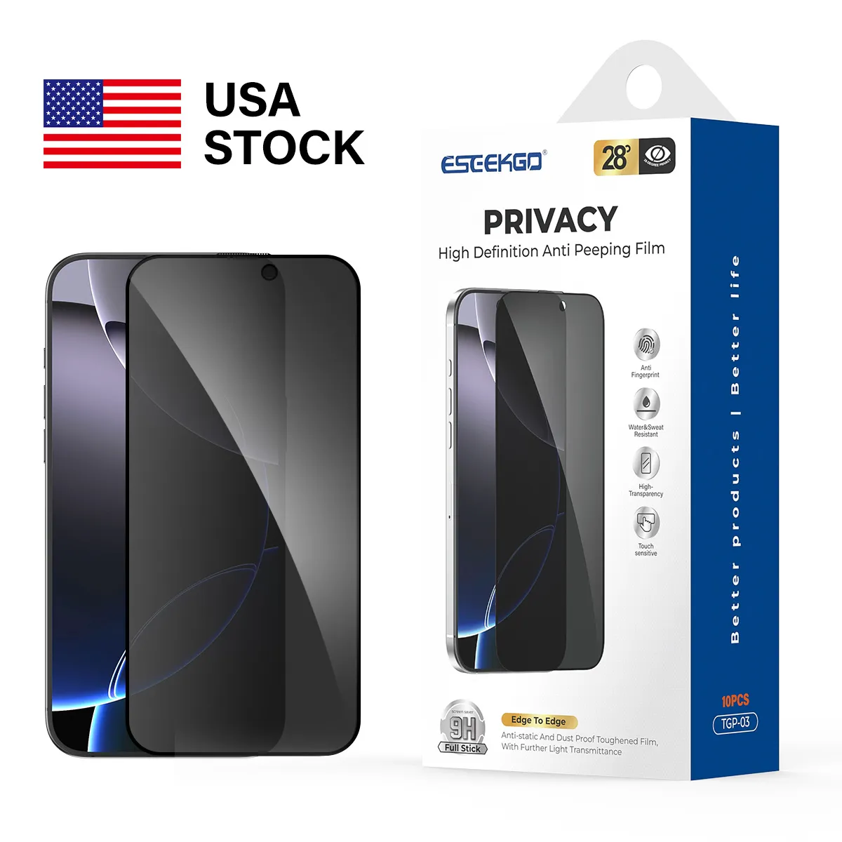 Privacy Screen Protector Tempered Glass For IPhone 11, 12, 13, 14, 15 Series - Anti-Peeping