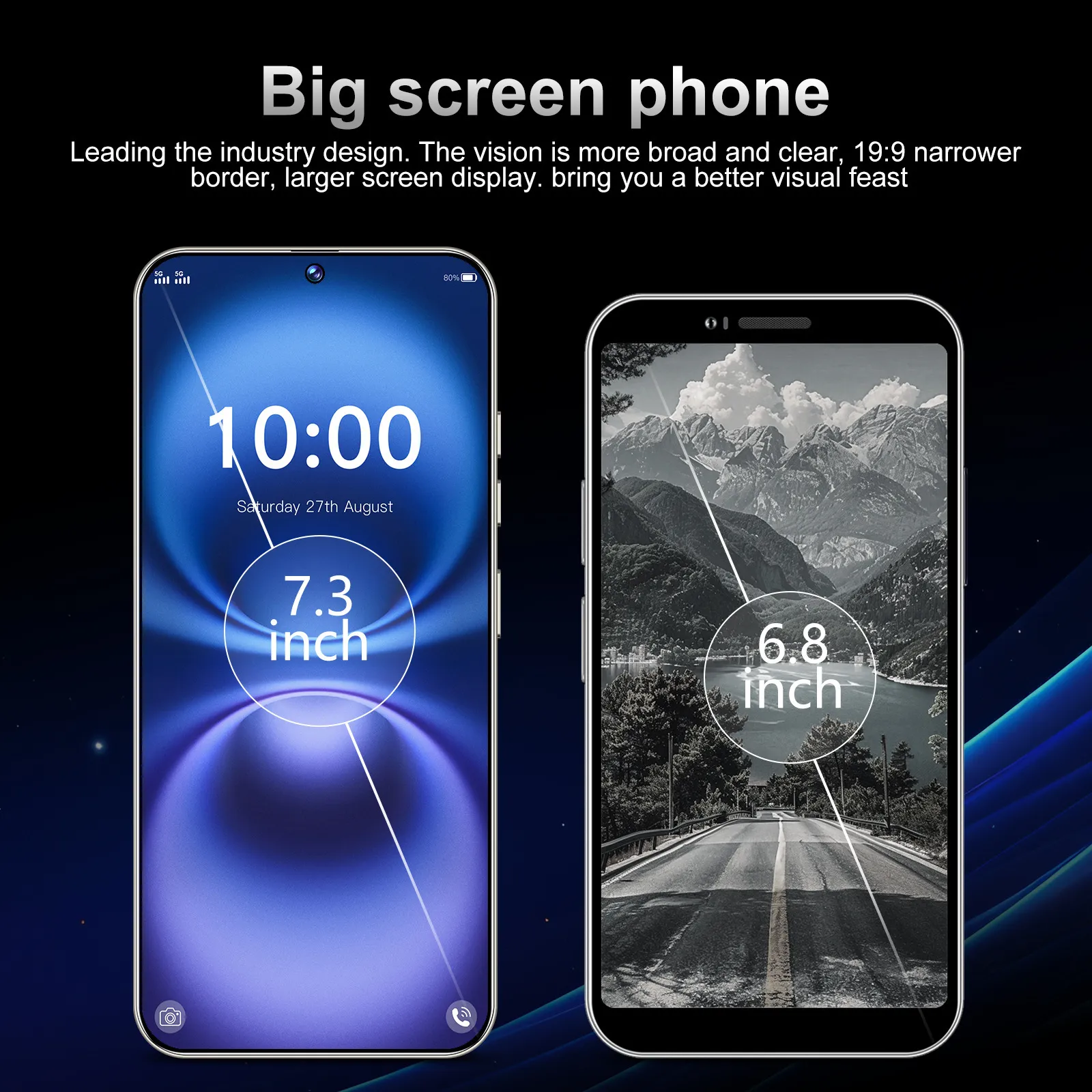 S25Ultra Smartphone 7.3 Large Screen Android Phone... From Stylecase ...