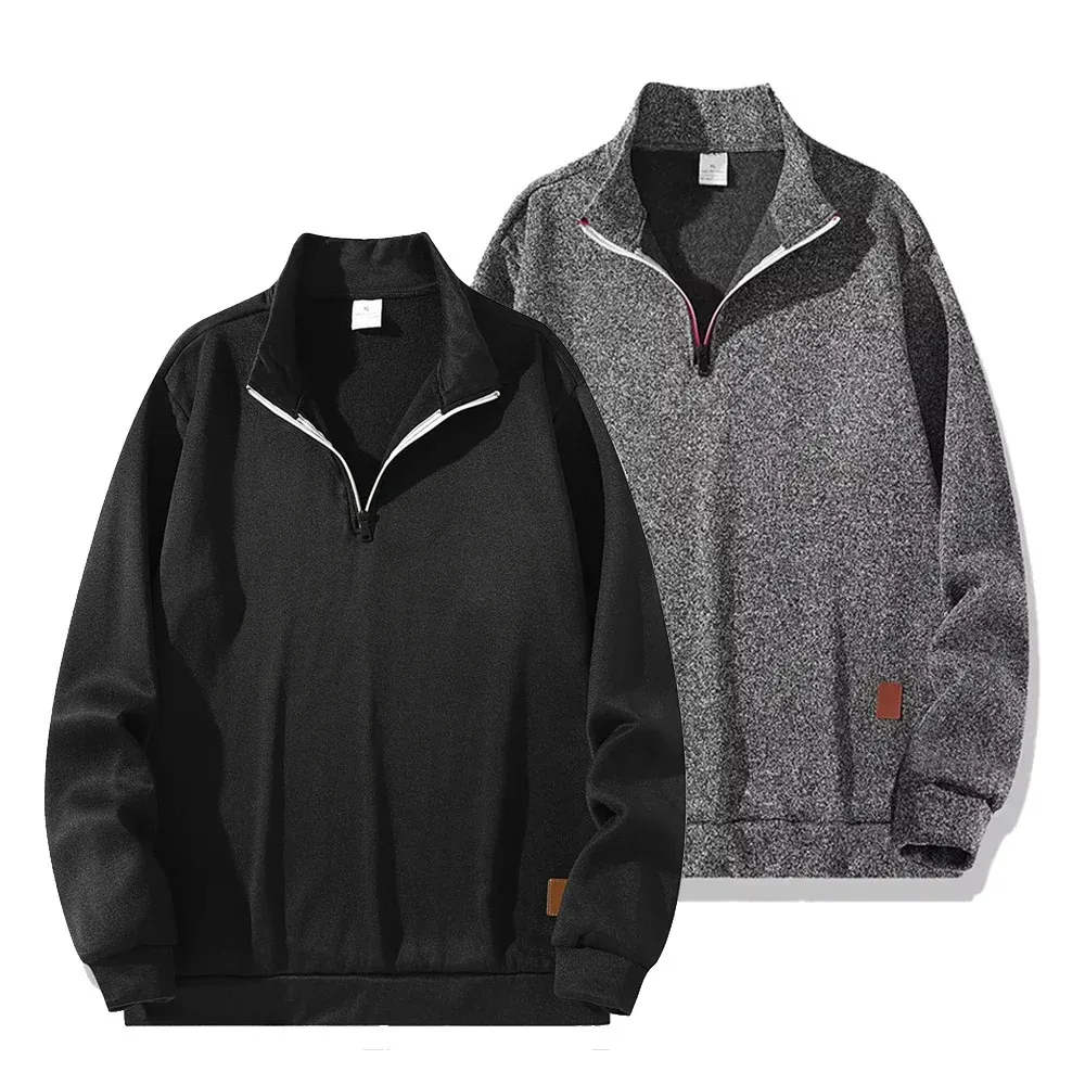 Sudaderas Con Collar Para Hombres: Sudadera Con Cuello De Tortuga