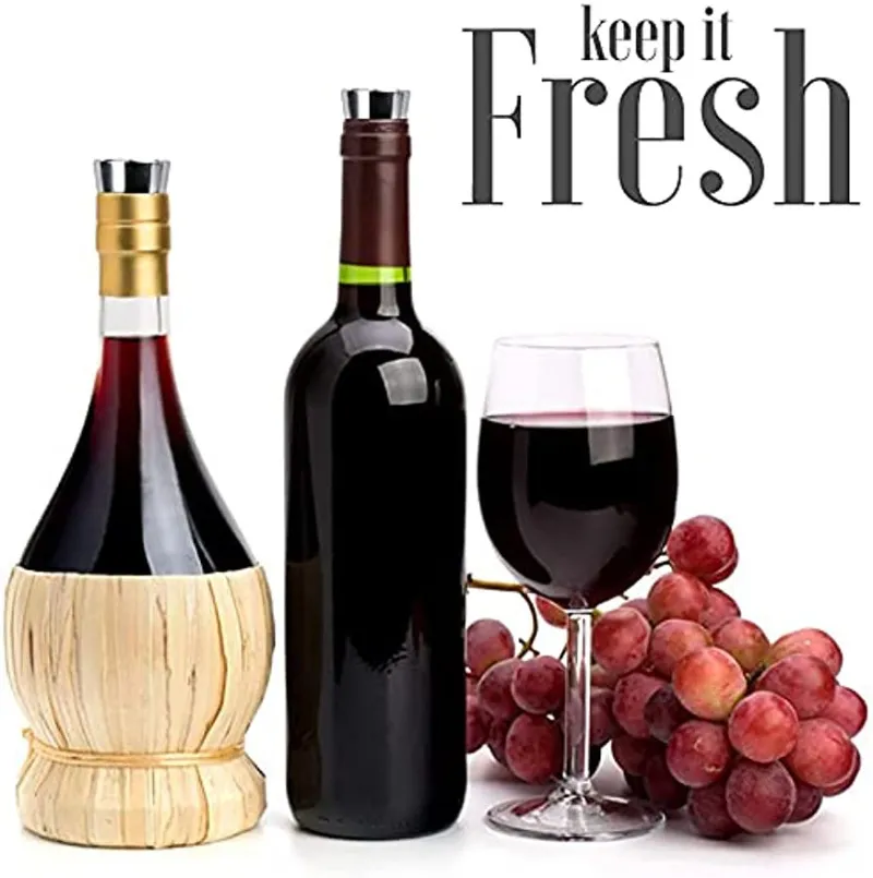 DIY Creative Zinc Alloy Wine Stopper Reusable Decorative Bottle ...