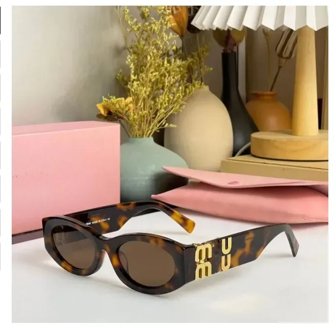 Classic muis Sunglasses Women's Designer Cat-eye Glasses Sunshade Sunglasses Men's Cycling Sunglasses Tortoiseshell full-frame goggles