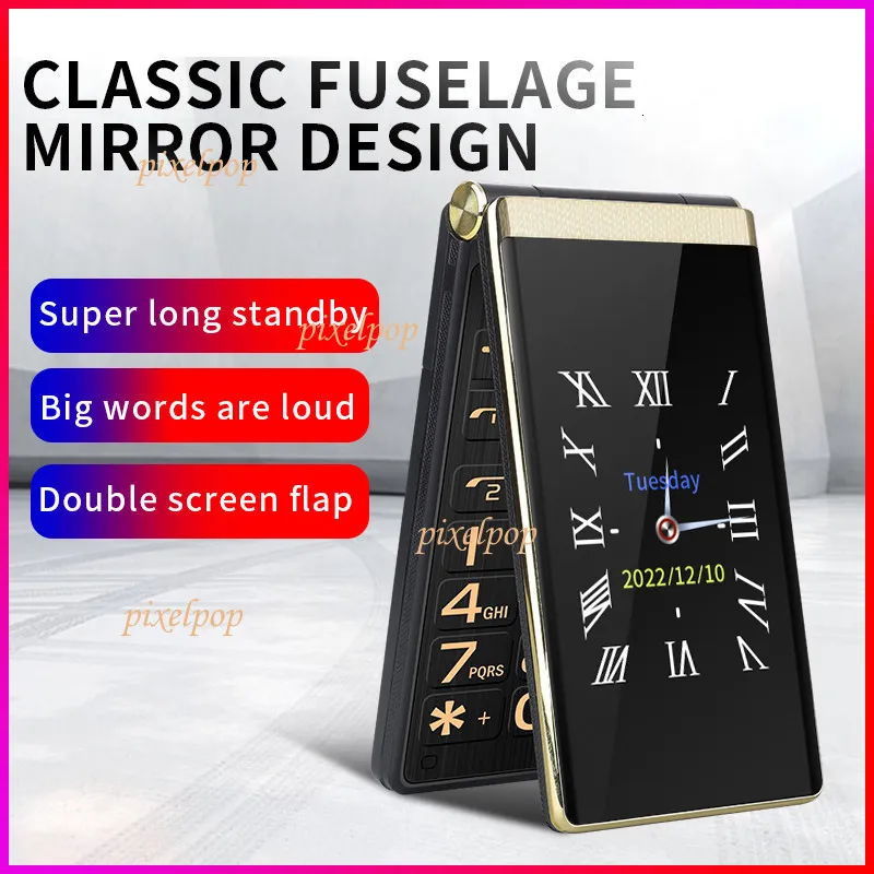 New M1 Dual Screen Mobile Phone Flip Phone Extra Long Standby ...