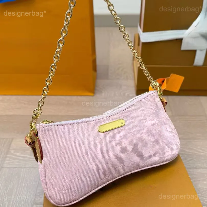Chic Pink Denim Shoulder Bag With Cherry Blossom Accent