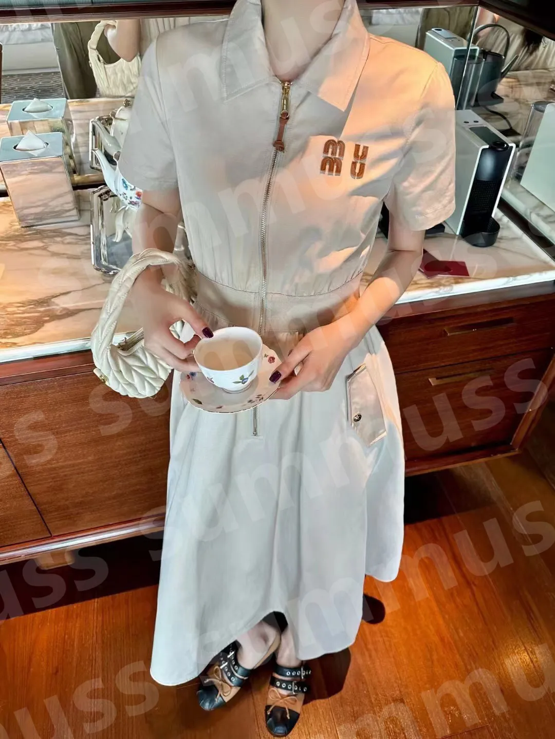 Save Big on Bulk Polo Dress Women Designer Women POLO Dress Fashion Long  Summer Dress Fashion Short Sleeves Office Dress Shirt Zipper Dresses Luxury  ...