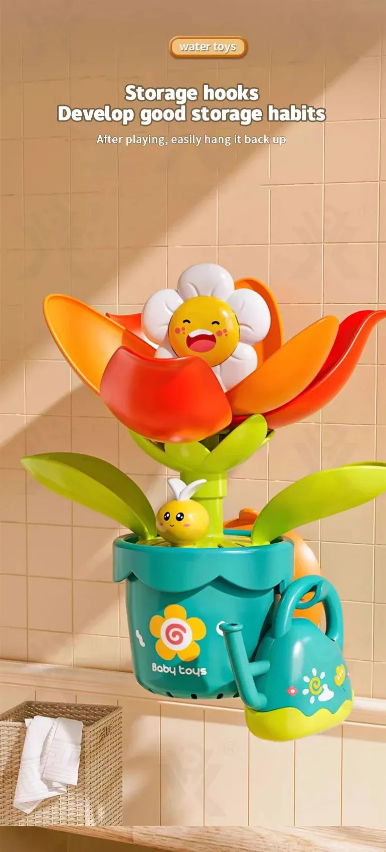 Juguete de tina para bebé con cabezal de ducha, juguetes de baño de bebé, llave de ducha de Juguete de tina para bebé con cabezal de ducha, juguetes de baño de bebé, llave de ducha de