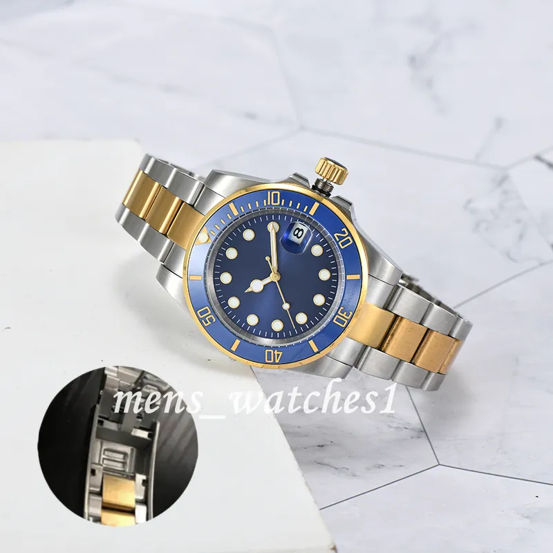 Luxury Mens Automatic Mechanical Ceramic Quartz Watch With