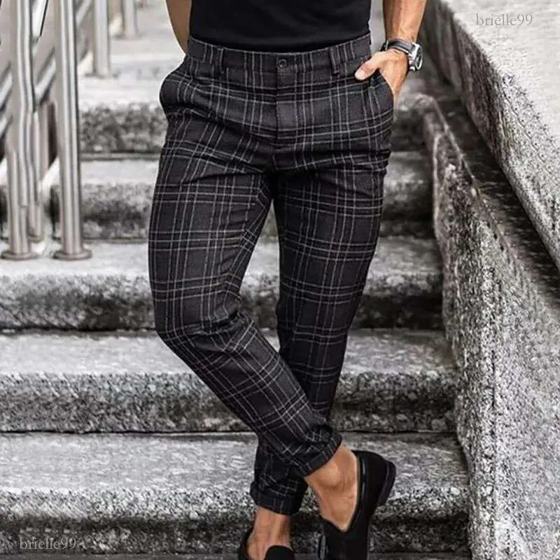 Save Big on Bulk Menswear Trousers Mens Designer Jogger Suits Casual  Trousers Blazer Set: Plaid Pants For Men, Black Comfortable Casual  Streetwear