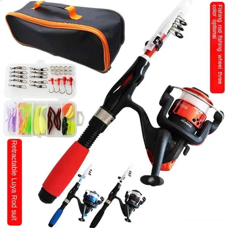 Telescopic Fishing Rods Combo Set   31cm Collapsible... 